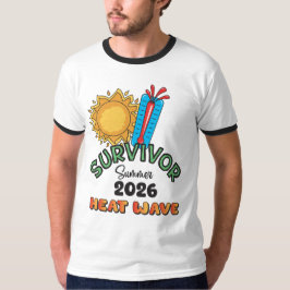 Sommer 26 Hitzewelle Herren-Ringert-Shirt T-Shirt
