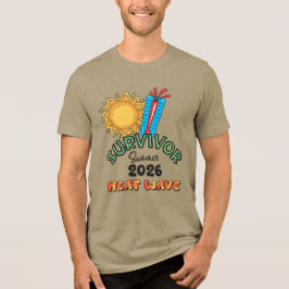 Sommer 26 Hitzewelle Herren Tri-Blend T-Shirt Shirt