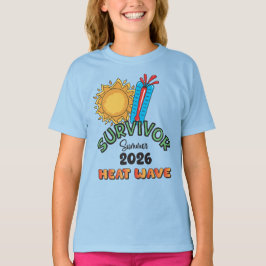 Sommer 26 Hitzewelle Mädchen Basic T-Shirt