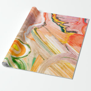 Sommer 70er Bonbongeschenk Packung Geschenkpapier