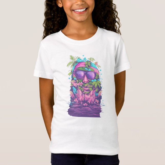 Sommer 9 Wellen, Sand, Wasser, Geschenk, Sonnensch T-Shirt (Vorderseite)