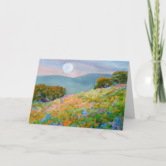 Sommer-Abend Karte (Vorderseite)