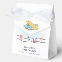 Sommer-Abenteuer Meer Flugzeug Baby Shower