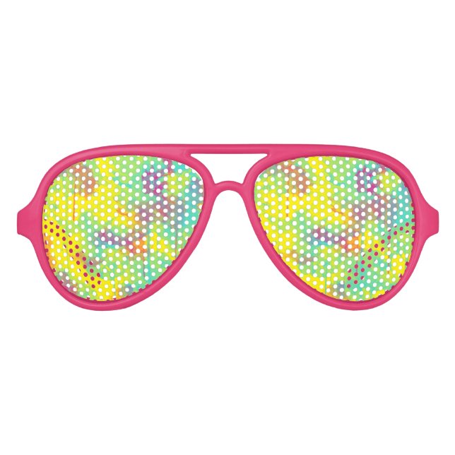 Sommer abstrakter Spaß Wasserfarbe Spritzer Sonnenbrille (Vorderseite)