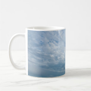 Sommer am Strand mit Sonnenuntergang Himmel. Kopie Kaffeetasse