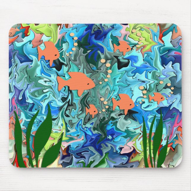Sommer am Teich.... Mousepad (Vorne)