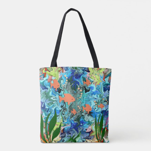 Sommer am Teich.... Tasche (Rückseite)