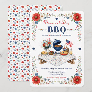 Sommer-Americana-Memorial-Day-Grillparty-Einladung Einladung
