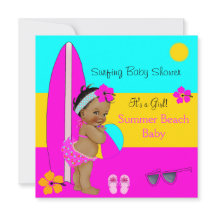 Sommer-Baby-Party Mädchen Strand Baby Surfen Ethni