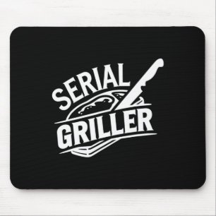 Sommer-BBQ-Party-Hinterhof-Grillen-Lustiger-Steak- Mousepad