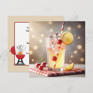 Sommer-BBQ-Party-Limonade Einladung