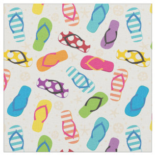 Sommer-Beach-Flip-Flops Stoff