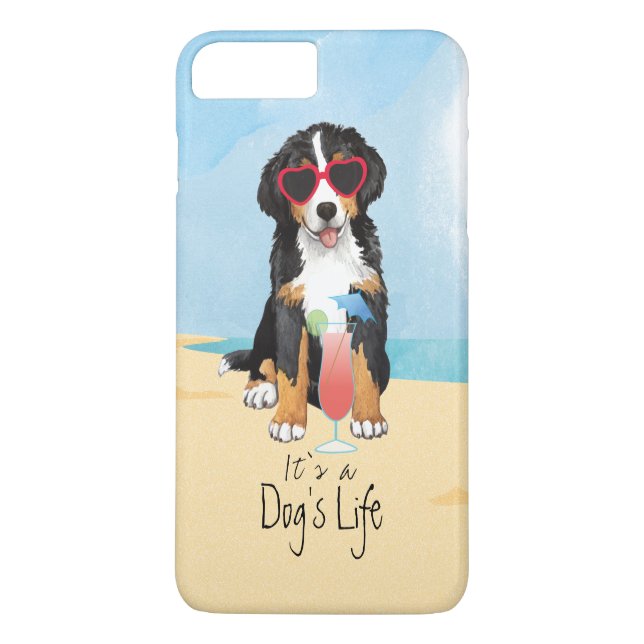 Sommer Bernese Gebirgshund Case-Mate iPhone Hülle (Rückseite)