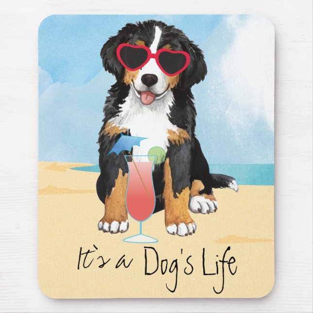 Sommer Bernese Gebirgshund Mousepad (Vorne)