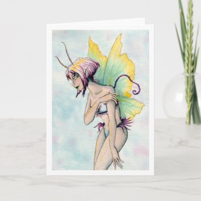 "Sommer-Blinzeln" leere Gruß-Karte Karte (Vorderseite)