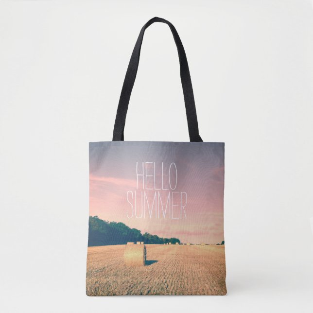 Sommer-Bliss in der englischen Landschaft Tasche (Vorderseite)