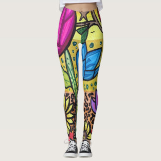 Sommer-Blumen Leggings