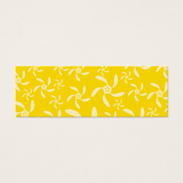 Sommer Blumendesign. Sonniges Gelb. (Vorderseite)