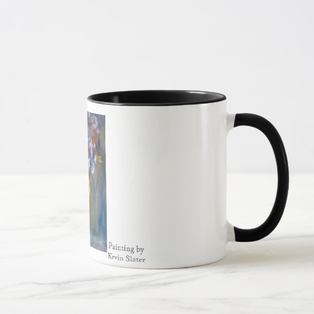 Sommer-Blumenstrauß-Kaffee-Tasse Tasse (Rechts)