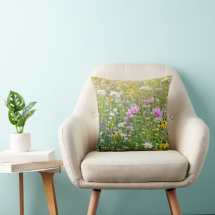 Sommer-Blumenwiese Kissen