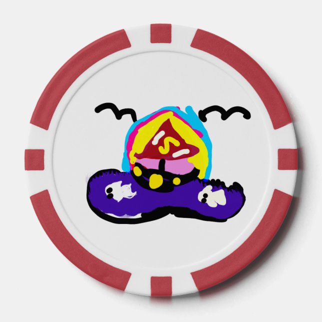 Sommer Bootfahrt  Pokerchips (Vorderseite)