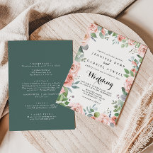 Sommer-Brise Blumenfront & Back Wedding