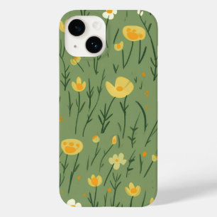Sommer-Buttercups auf Grün Case-Mate iPhone 14 Hülle