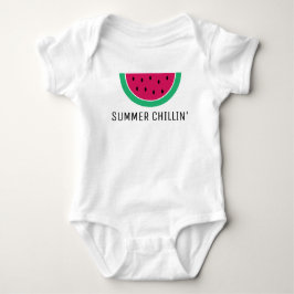 Sommer Chillin Wassermelone Baby Strampler