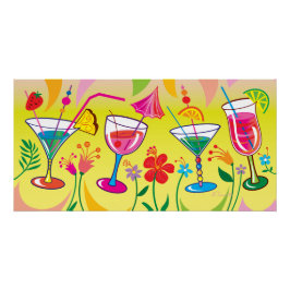 Sommer-Cocktails Poster