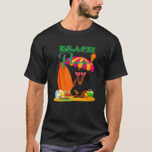 SOMMER DACKEL GIFTS FUNNY DACKEL DOG BEACH PLEY T-Shirt