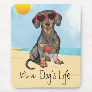 Sommer-Dackel Mousepad