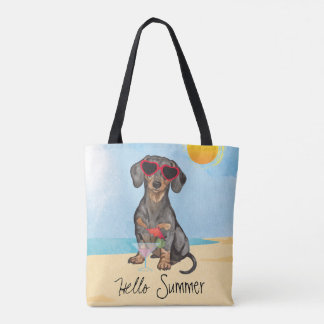 Sommer-Dackel Tasche