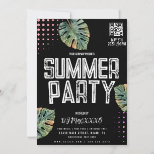 Sommer-DJ-Event-Party-Bar-Club-Flyer Einladung