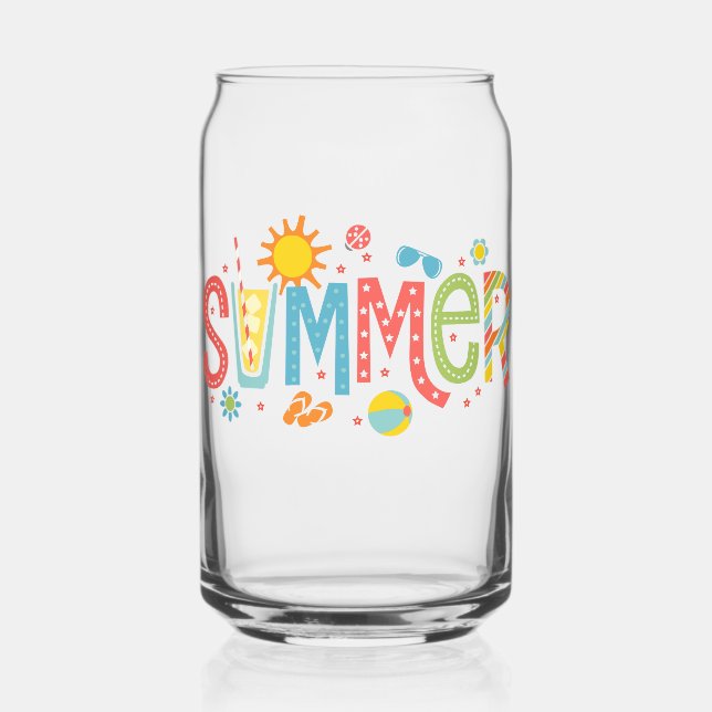 Sommer Dosenglas (Vorderseite)