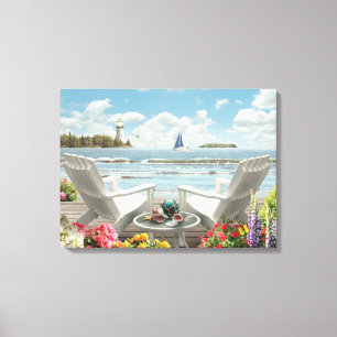 "Sommer-Entweichen-" Leinwand-Druck Alan Giana Leinwanddruck