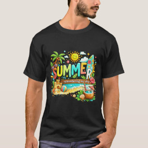 Sommer erinnere mich warum Strand Urlaub Zitat T-Shirt