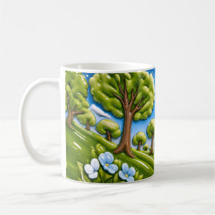 Sommer-Fantasiebaum Kaffeetasse