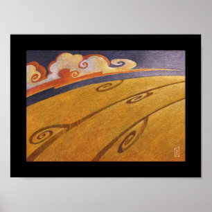 Sommer-Felder Poster