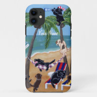 Sommer-Ferien Labradors Malerei