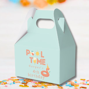 Sommer Flamingo Eis Kinder Geburtstag Poolparty Geschenkschachtel