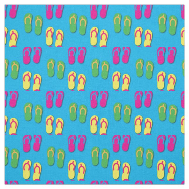 Sommer-Flip-Flops-Sandalen Stoff (Muster)