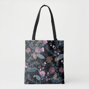 Sommer Flora Blühende Gartenblumen Tasche