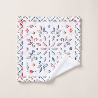 Sommer floral waschlappen