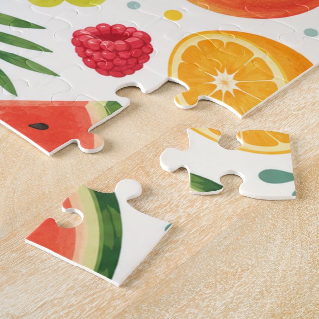 Sommer-Fruchtmuster Stoff | Tropische Wassermelone (Seite)