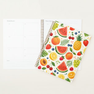 Sommer-Fruchtmuster Stoff   Tropische Wassermelone Planer