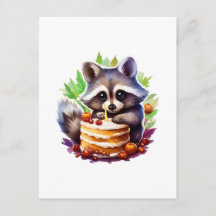 Sommer-Frühlings-Waschbär mit einem 1. Geburtstags