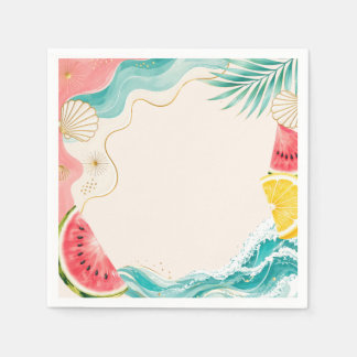 Sommer-Geburtstags-Party-Serviette Serviette