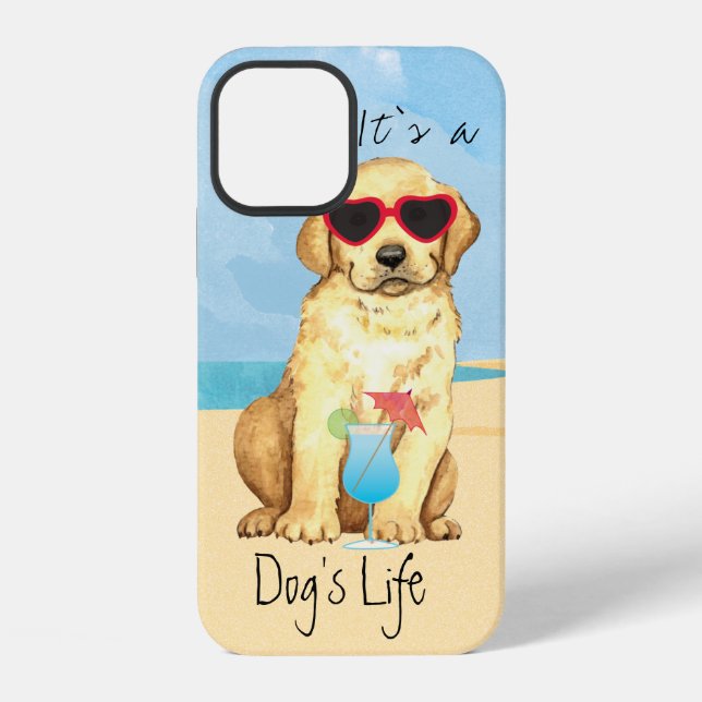 Sommer Gelber Lab Case-Mate iPhone-Hülle iPhone 12 Hülle (Rückseite)