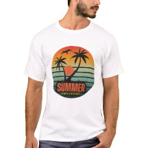 Sommer, Genießen Sie Ihr Leben, Retro-Sonnenunterg
