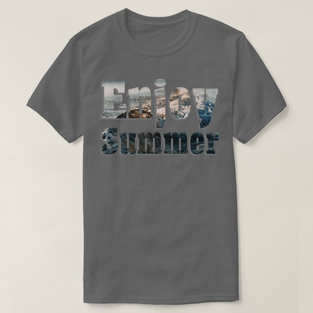 Sommer genießen T-Shirt (Design vorne)